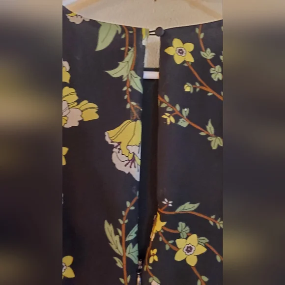 Who What Wear Black Floral Dress Long Sleeve Size XS - Picture 7 of 10